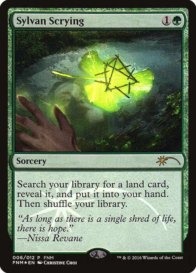 Auspício Silvestre / Sylvan Scrying - Magic: The Gathering - MoxLand