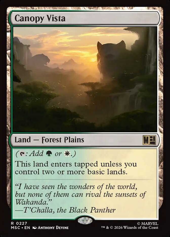 Vista do Dossel / Canopy Vista - Magic: The Gathering - MoxLand