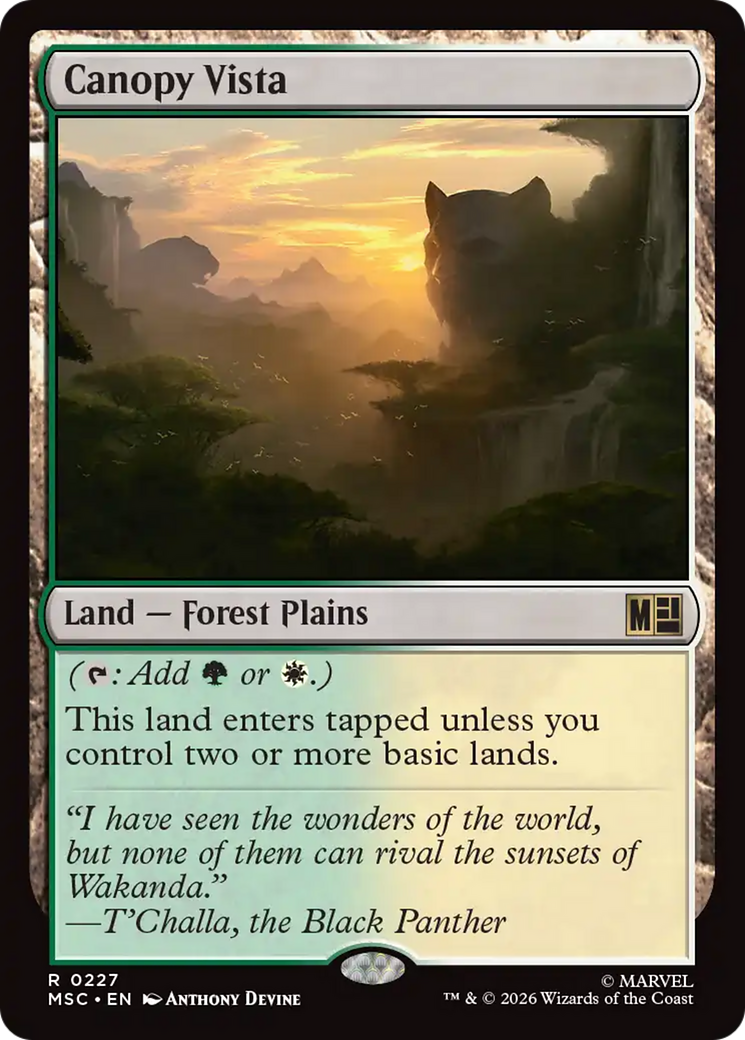 Vista do Dossel / Canopy Vista - Magic: The Gathering - MoxLand