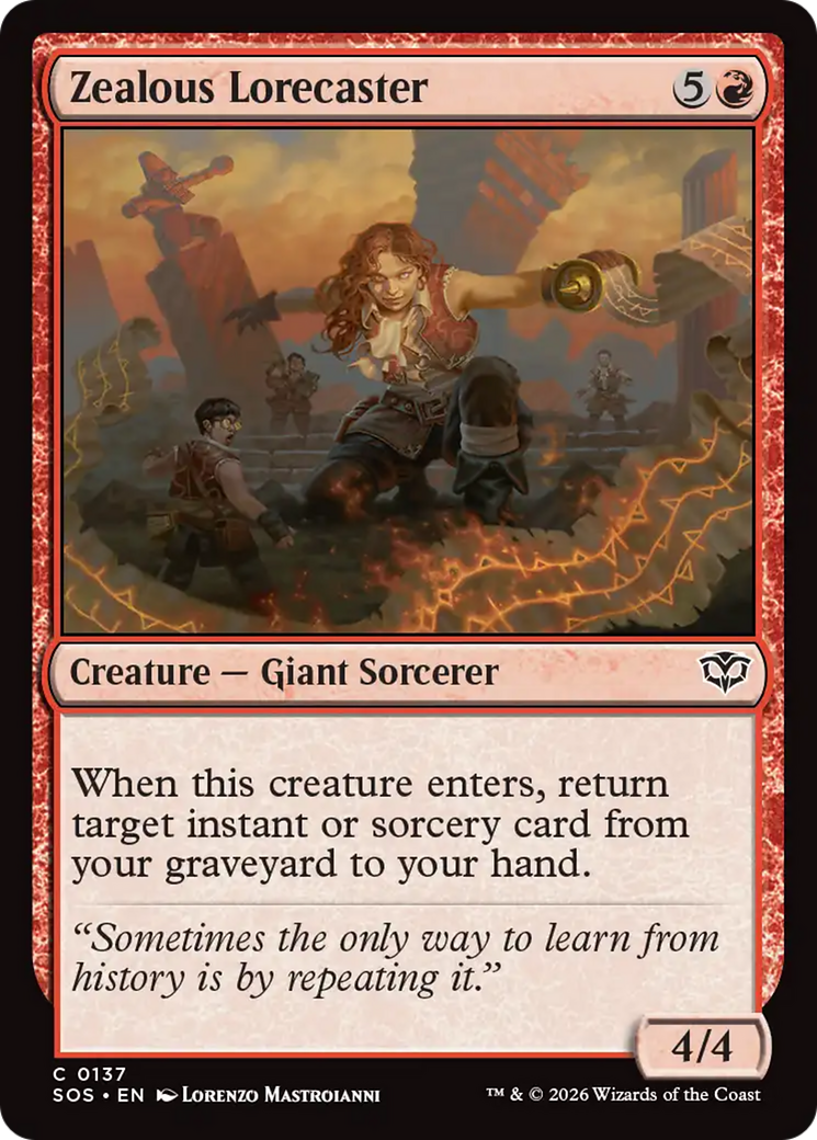 Zealous Lorecaster - Magic: The Gathering - MoxLand
