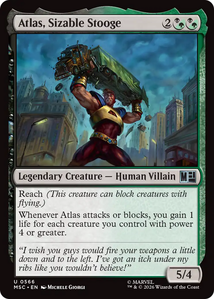 Atlas, Sizable Stooge - Magic: The Gathering - MoxLand