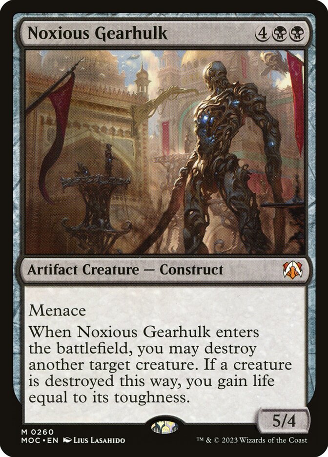 Mecanotitã Pernicioso / Noxious Gearhulk - Magic: The Gathering - MoxLand
