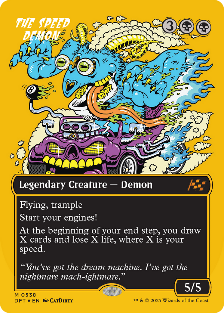 O Demônio da Velocidade / The Speed Demon - Magic: The Gathering - MoxLand