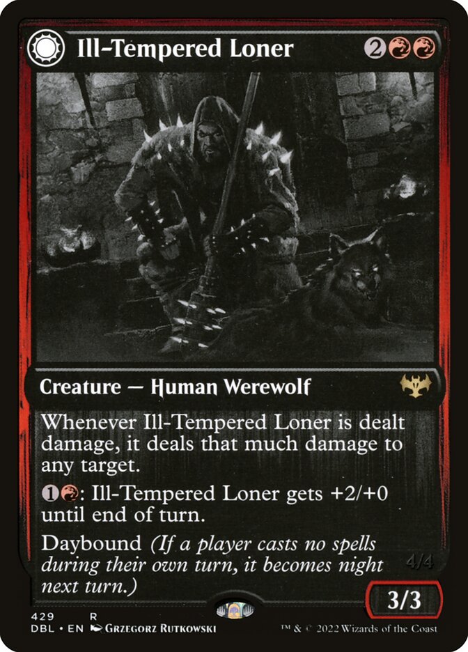 Solitário Mal-humorado / Ill-Tempered Loner - Magic: The Gathering - MoxLand