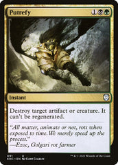 Putrificar / Putrefy - Magic: The Gathering - MoxLand