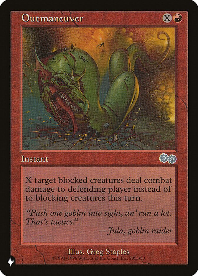 Frustrar Tática Defensiva / Outmaneuver - Magic: The Gathering - MoxLand