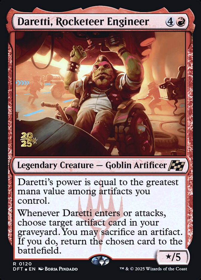 Daretti, Rocketeer Engineer - Magic: The Gathering - MoxLand