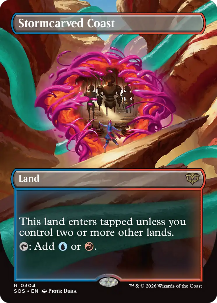 Costa Esculpida pelas Tempestades / Stormcarved Coast - Magic: The Gathering - MoxLand