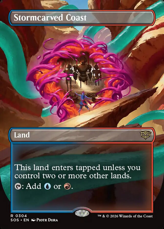 Costa Esculpida pelas Tempestades / Stormcarved Coast - Magic: The Gathering - MoxLand