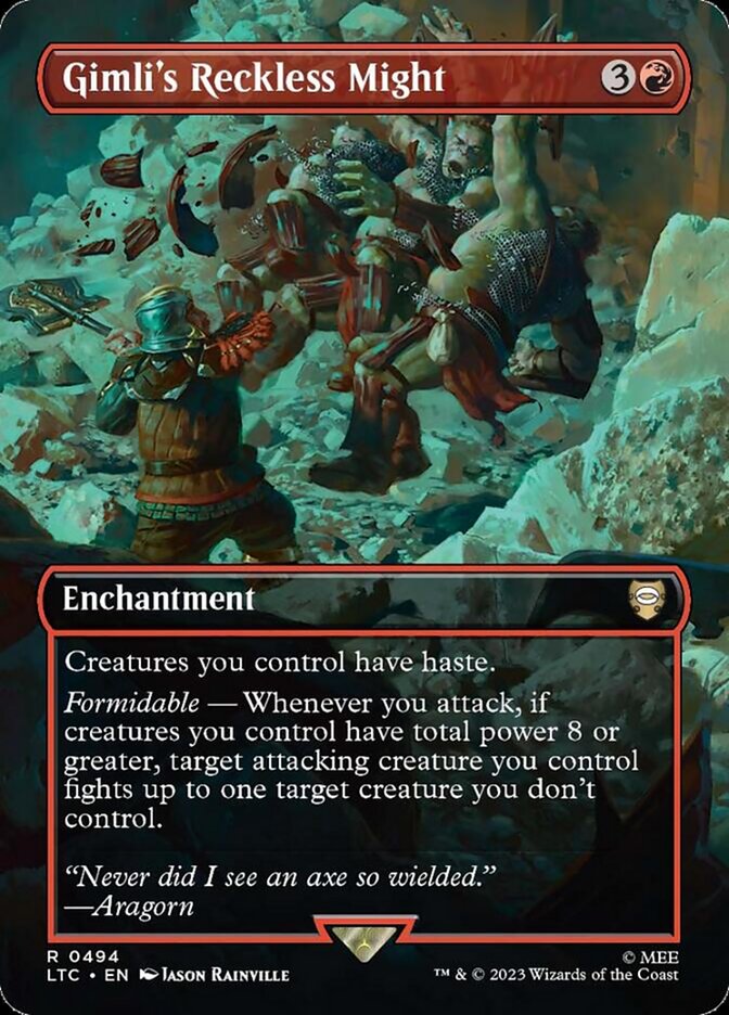 Gimli's Reckless Might - Magic: The Gathering - MoxLand