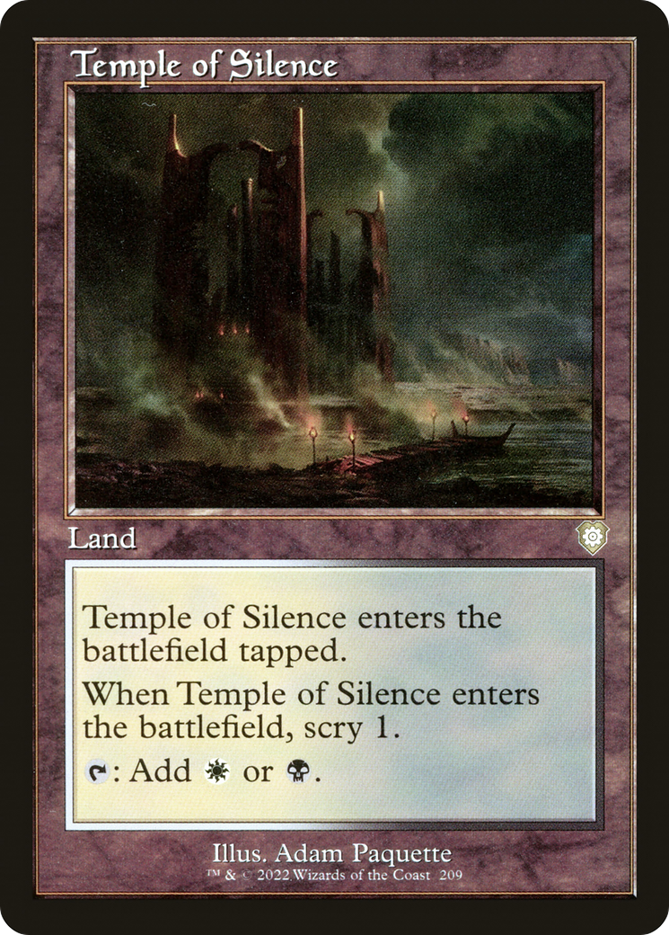 Templo do Silêncio / Temple of Silence - Magic: The Gathering - MoxLand