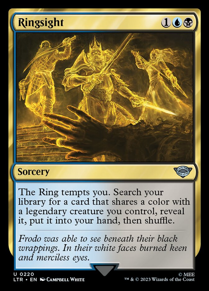 Visão do Anel / Ringsight - Magic: The Gathering - MoxLand