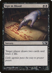 Assinar com Sangue / Sign in Blood - Magic: The Gathering - MoxLand