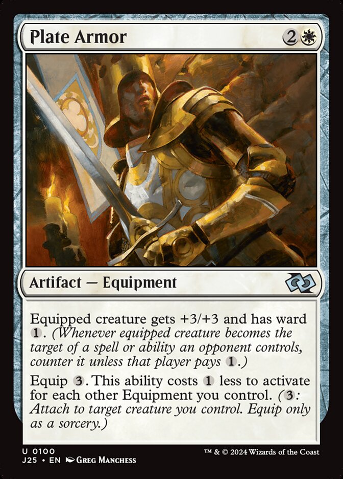 Armadura de Placas / Plate Armor - Magic: The Gathering - MoxLand