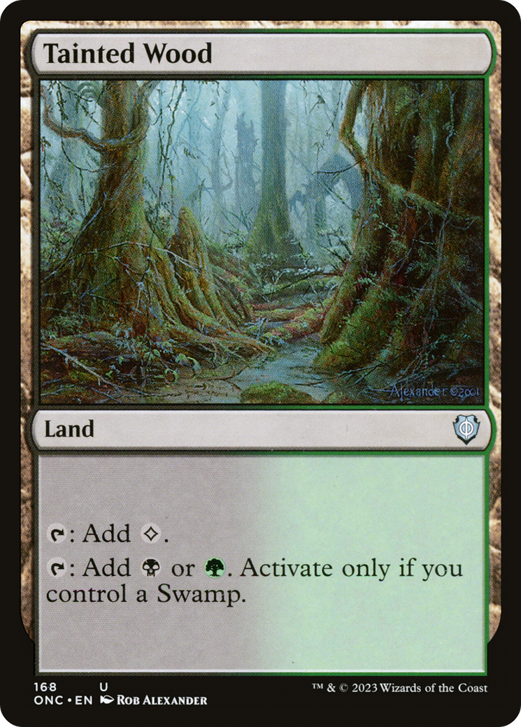 Floresta Contaminada / Tainted Wood - Magic: The Gathering - MoxLand