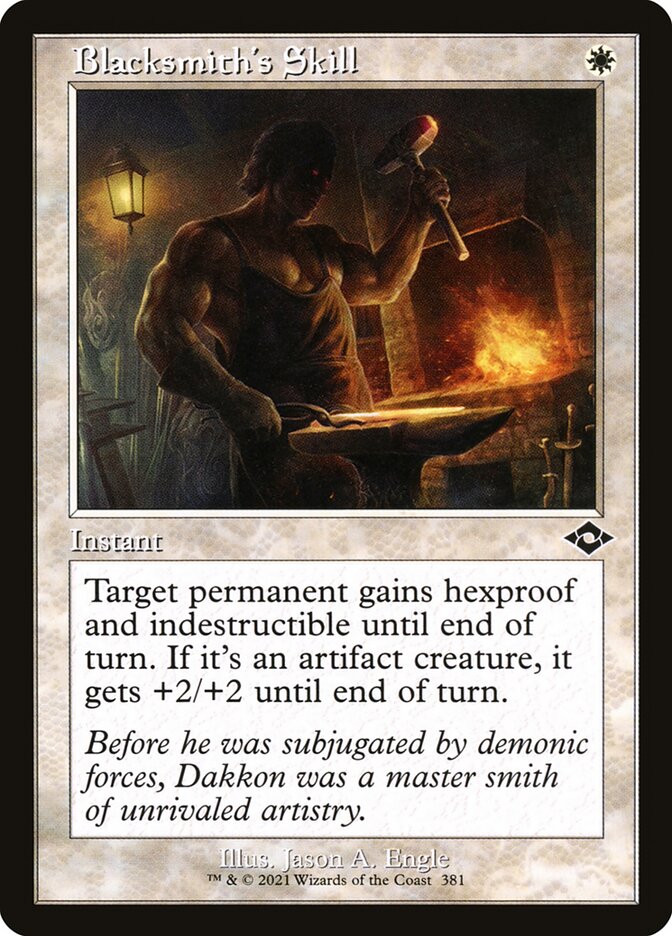 Perícia de Ferreiro / Blacksmith's Skill - Magic: The Gathering - MoxLand