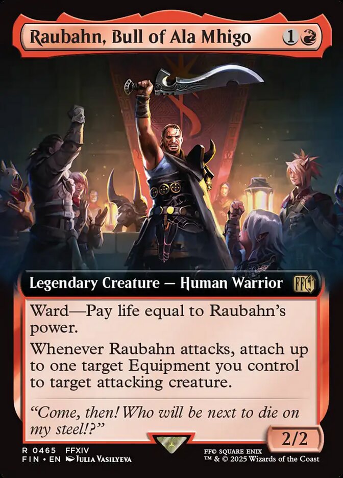 Raubahn, Touro de Ala Mhigo / Raubahn, Bull of Ala Mhigo - Magic: The Gathering - MoxLand