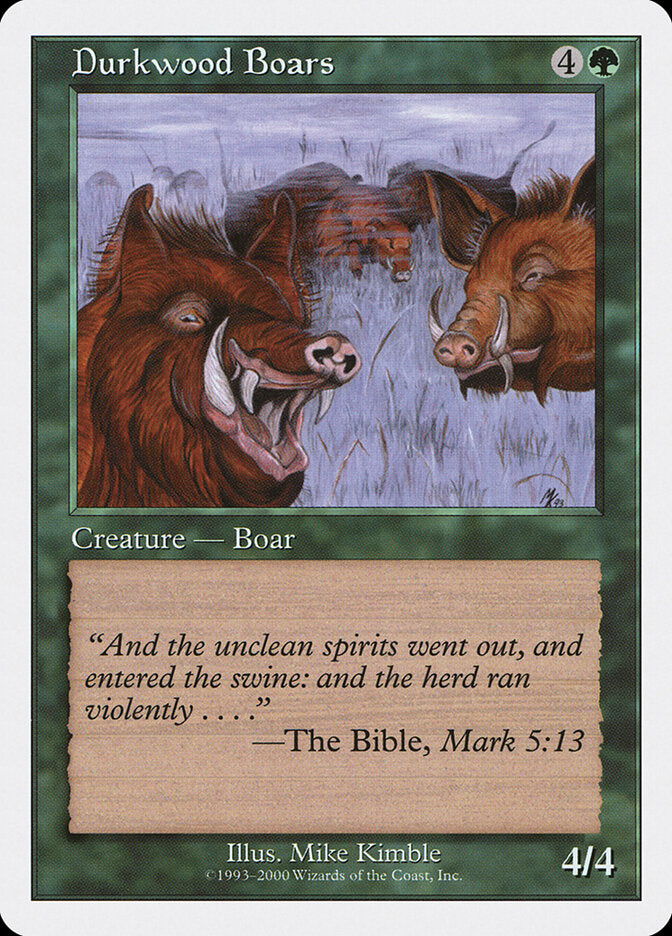 Javalis de Durkwood / Durkwood Boars - Magic: The Gathering - MoxLand