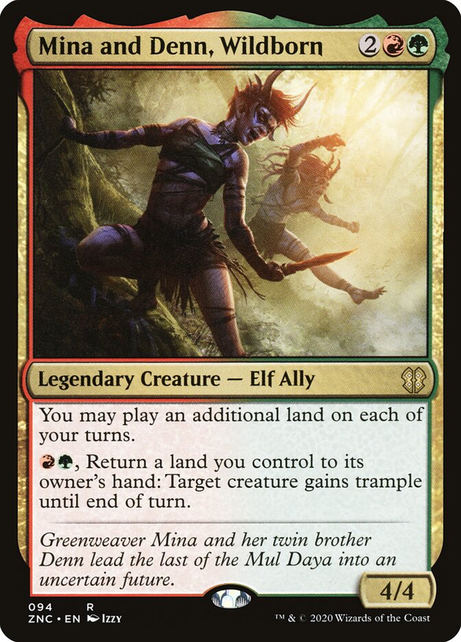 Mina e Denn, Nascidos Selvagens / Mina and Denn, Wildborn - Magic: The Gathering - MoxLand