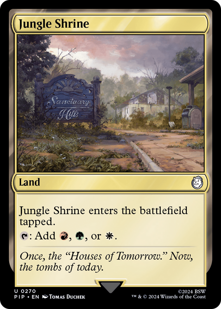 Sacrário da Selva / Jungle Shrine - Magic: The Gathering - MoxLand