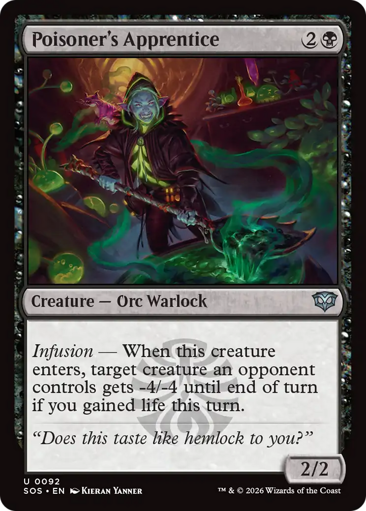 Poisoner's Apprentice - Magic: The Gathering - MoxLand