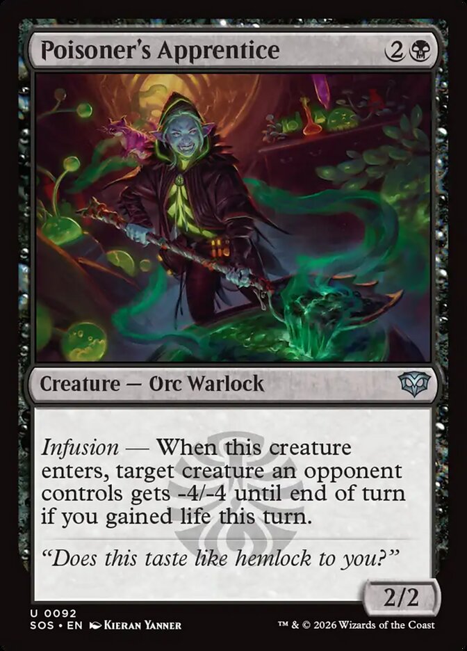 Poisoner's Apprentice - Magic: The Gathering - MoxLand