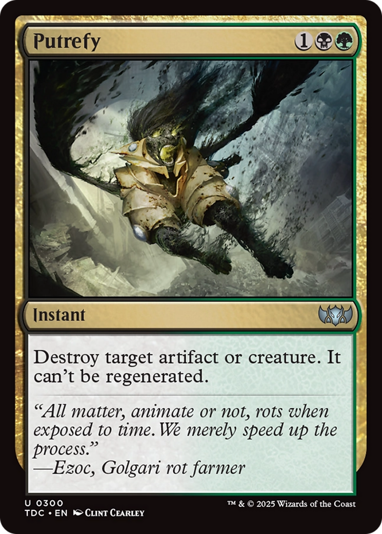 Putrificar / Putrefy - Magic: The Gathering - MoxLand