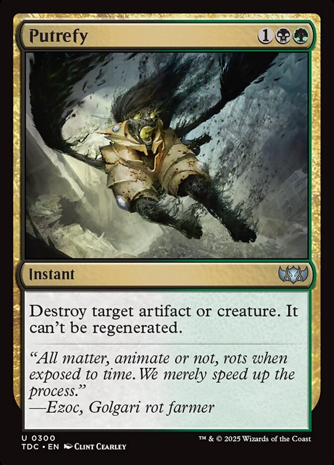 Putrificar / Putrefy - Magic: The Gathering - MoxLand