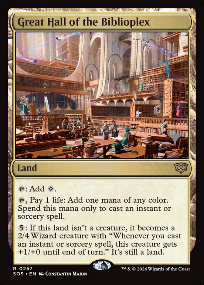 Great Hall of the Biblioplex - Magic: The Gathering - MoxLand