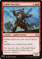 Comandante de Guerra Goblin / Goblin Warchief - Magic: The Gathering - MoxLand