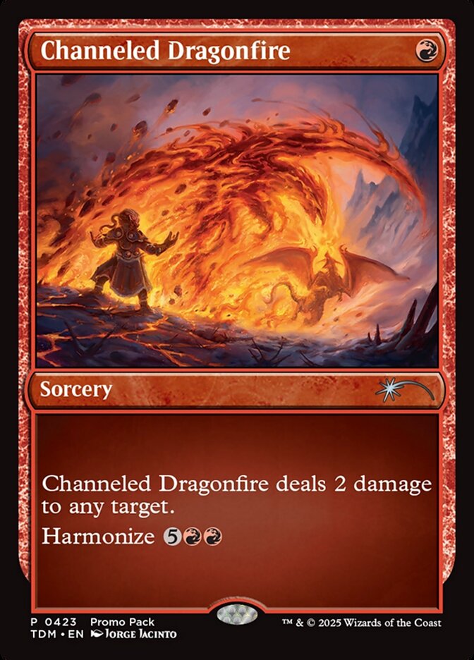 Fogo Dracônico Canalizado / Channeled Dragonfire - Magic: The Gathering - MoxLand