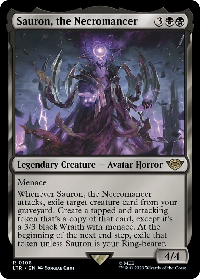 Sauron, o Necromante / Sauron, the Necromancer - Magic: The Gathering - MoxLand