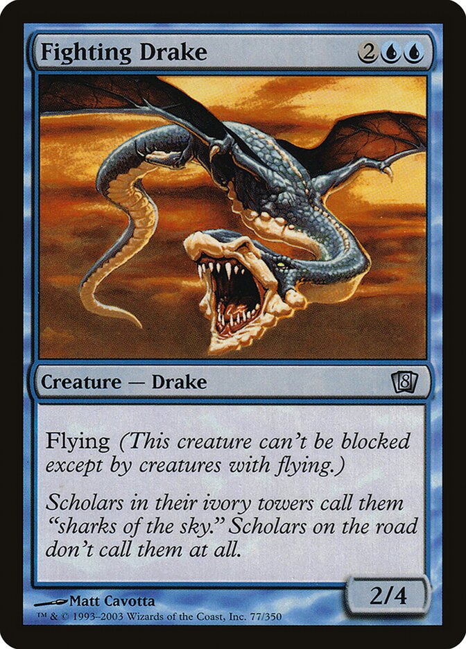 Dragonete Combatente / Fighting Drake - Magic: The Gathering - MoxLand