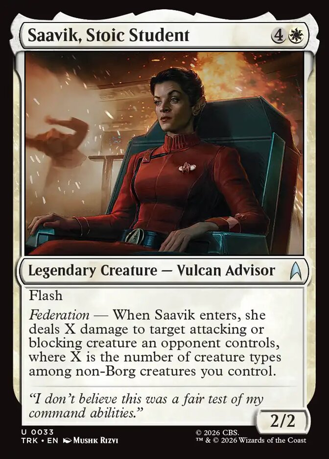 Saavik, Stoic Student - Magic: The Gathering - MoxLand