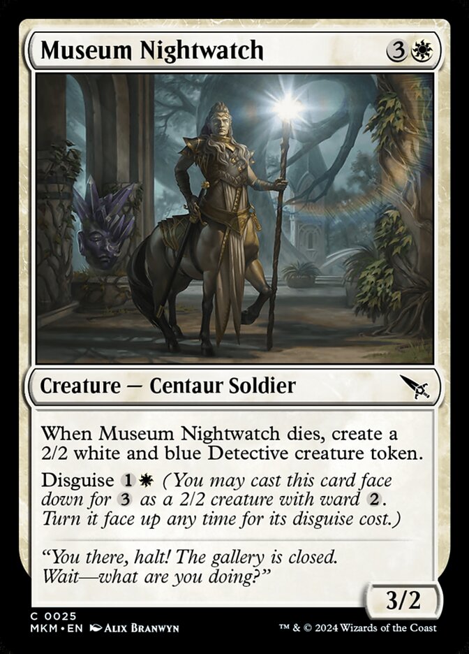 Vigia Noturno do Museu / Museum Nightwatch - Magic: The Gathering - MoxLand