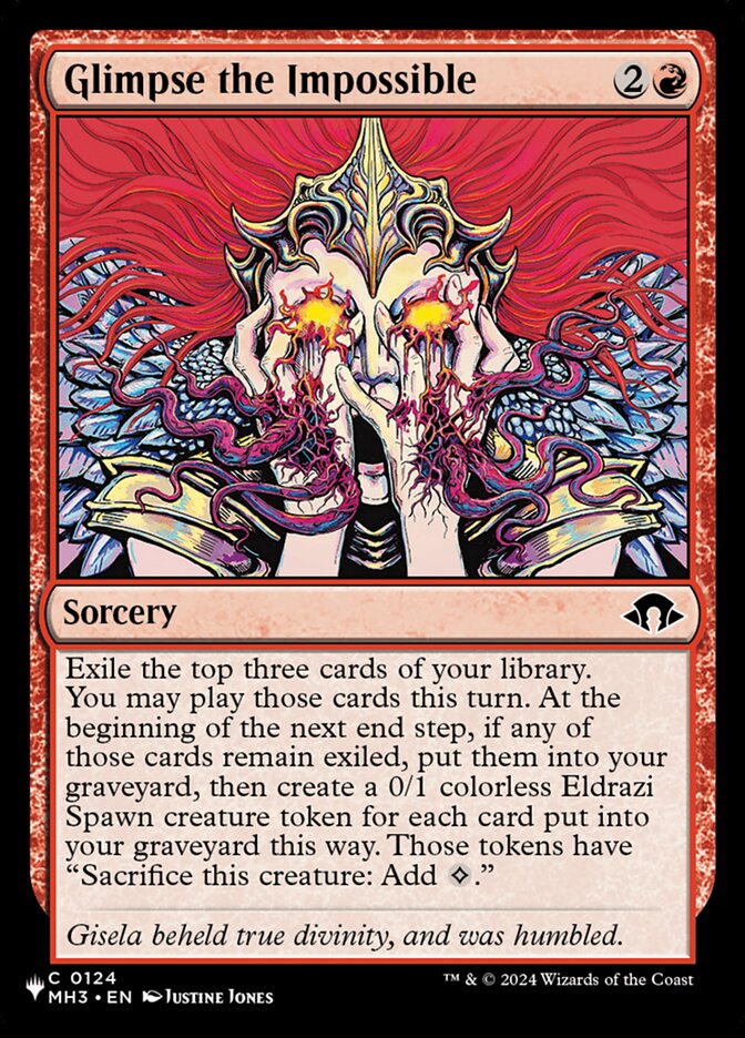 Vislumbre do Impossível / Glimpse the Impossible - Magic: The Gathering - MoxLand