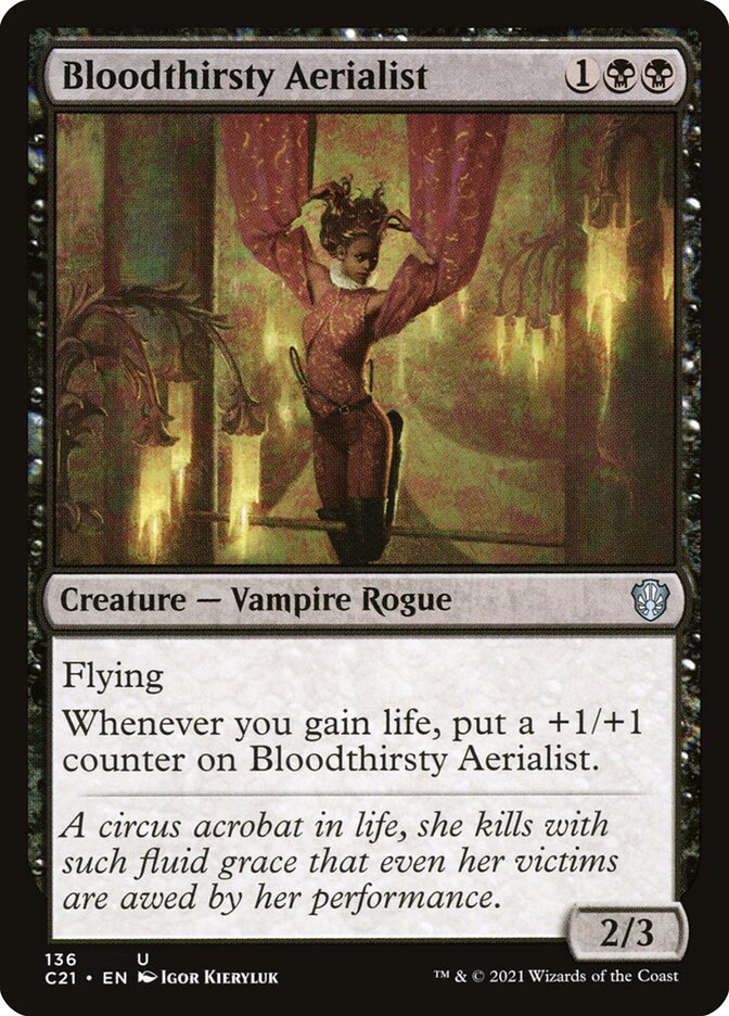 Trapezista Sanguinária / Bloodthirsty Aerialist - Magic: The Gathering - MoxLand
