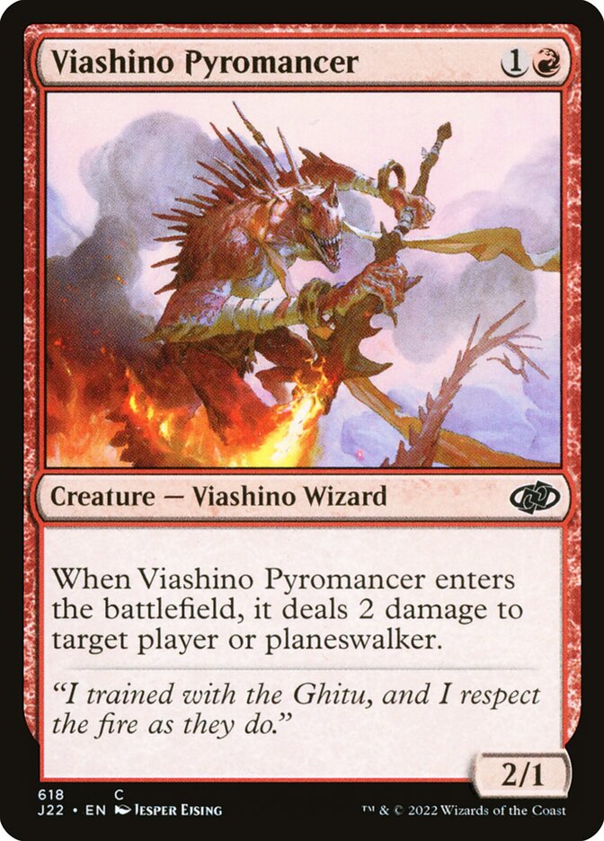 Piromante Viashino / Viashino Pyromancer - Magic: The Gathering - MoxLand