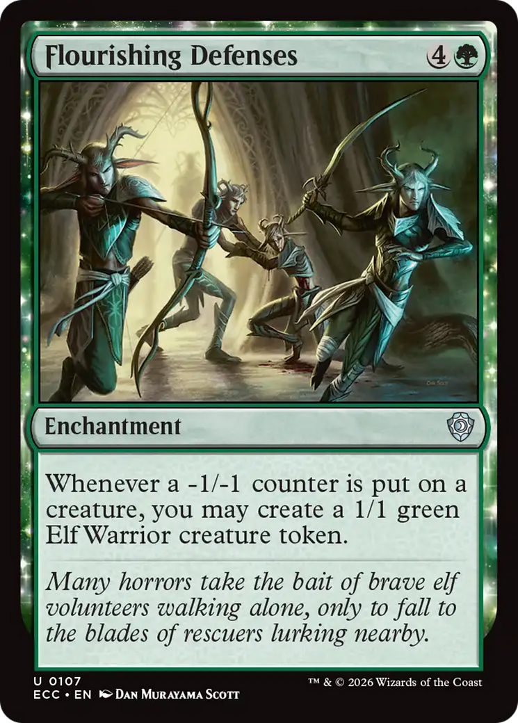 Defesas Florescentes / Flourishing Defenses - Magic: The Gathering - MoxLand