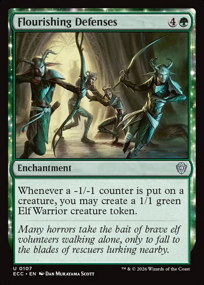 Defesas Florescentes / Flourishing Defenses - Magic: The Gathering - MoxLand