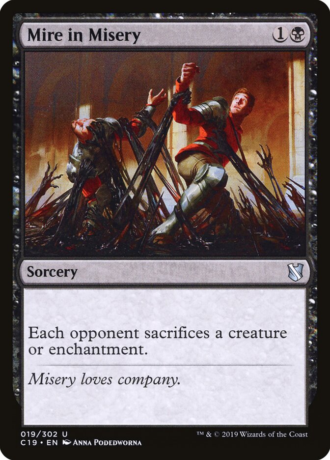 Atolar-se no Sofrimento / Mire in Misery - Magic: The Gathering - MoxLand