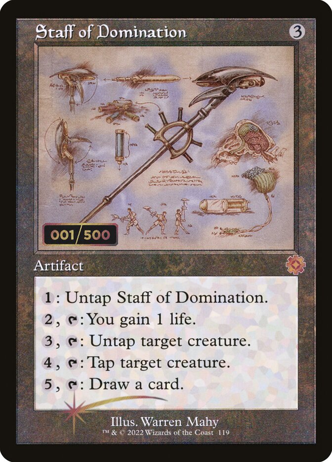Cajado da Dominação / Staff of Domination - Magic: The Gathering - MoxLand