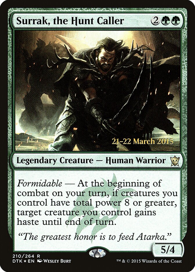 Surrak, o Convocador da Caçada / Surrak, the Hunt Caller - Magic: The Gathering - MoxLand