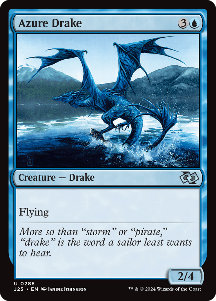 Dragonete Lazur / Azure Drake - Magic: The Gathering - MoxLand