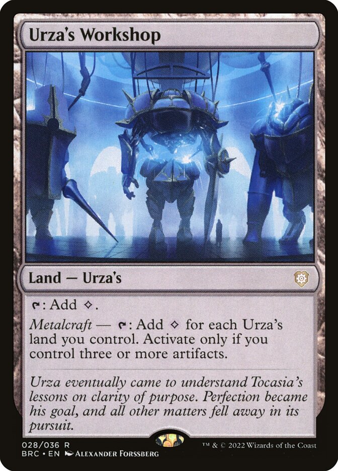 Oficina de Urza / Urza's Workshop - Magic: The Gathering - MoxLand