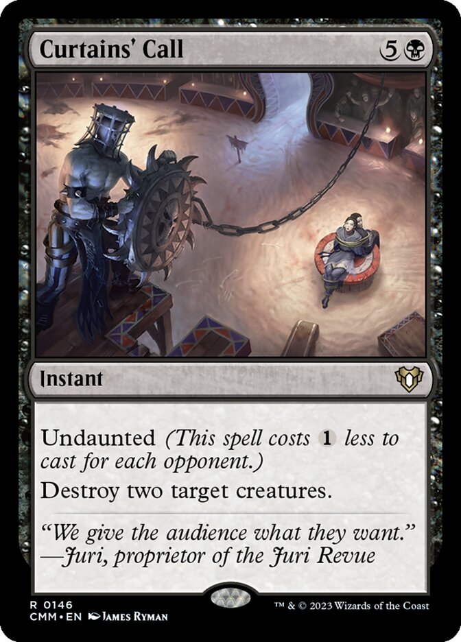 Cai o Pano / Curtains' Call - Magic: The Gathering - MoxLand
