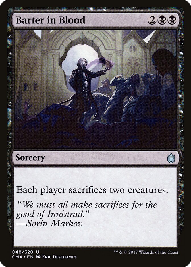 Escambo de Sangue / Barter in Blood - Magic: The Gathering - MoxLand