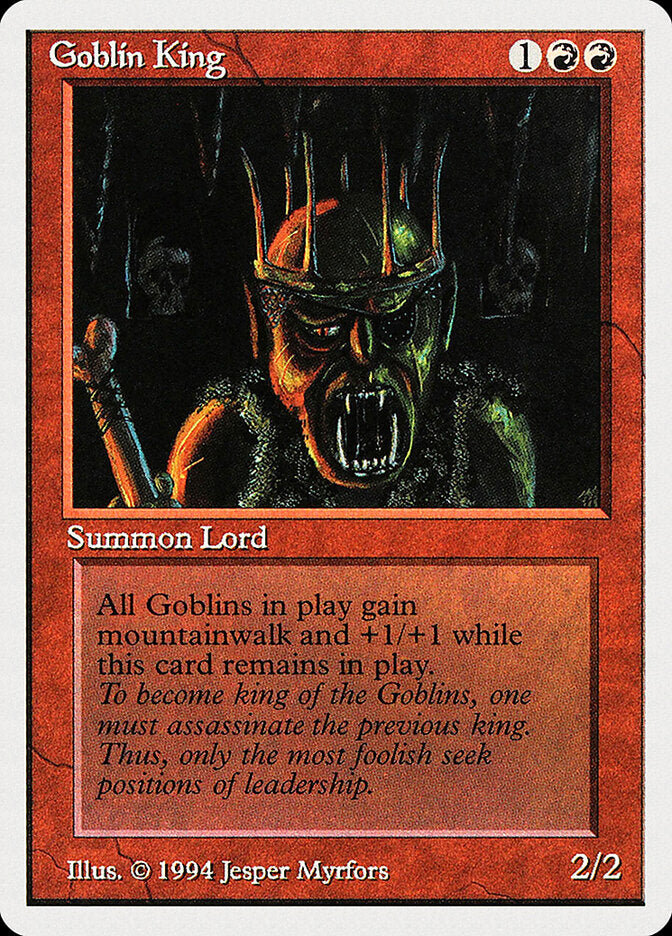 Rei dos Goblins / Goblin King - Magic: The Gathering - MoxLand
