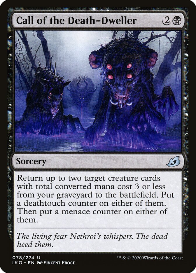 Chamado do Mortívago / Call of the Death-Dweller - Magic: The Gathering - MoxLand