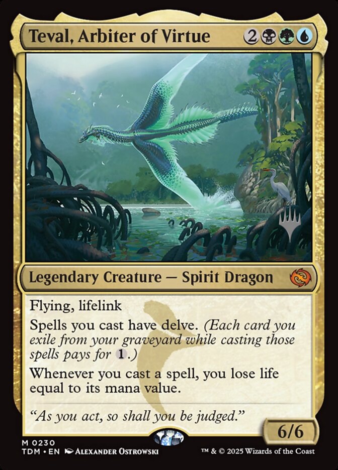 Teval, Arbiter of Virtue - Magic: The Gathering - MoxLand